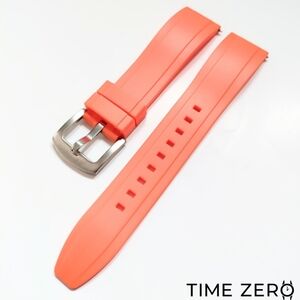 New Orange FKM Rubber Diver Watch Strap (The Element Collection)